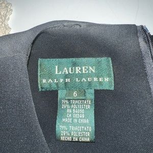 Ralph Lauren black sleeveless dress. Sequin down both sides gorgeous